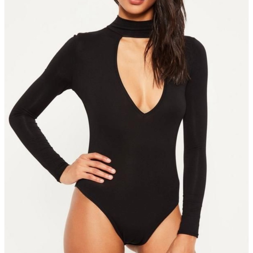 Urban Outfitters Long sleeve Black Bodysuit